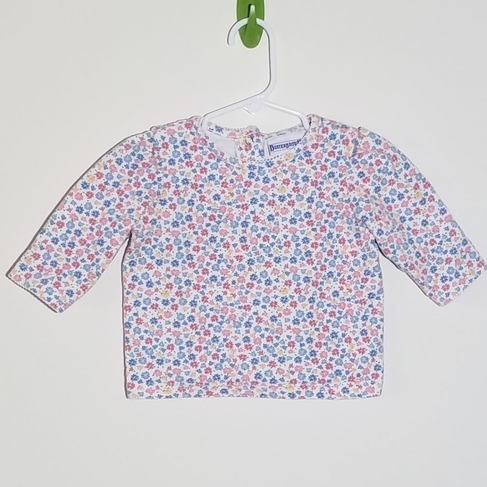 Buster Brown Floral Shirt 12m